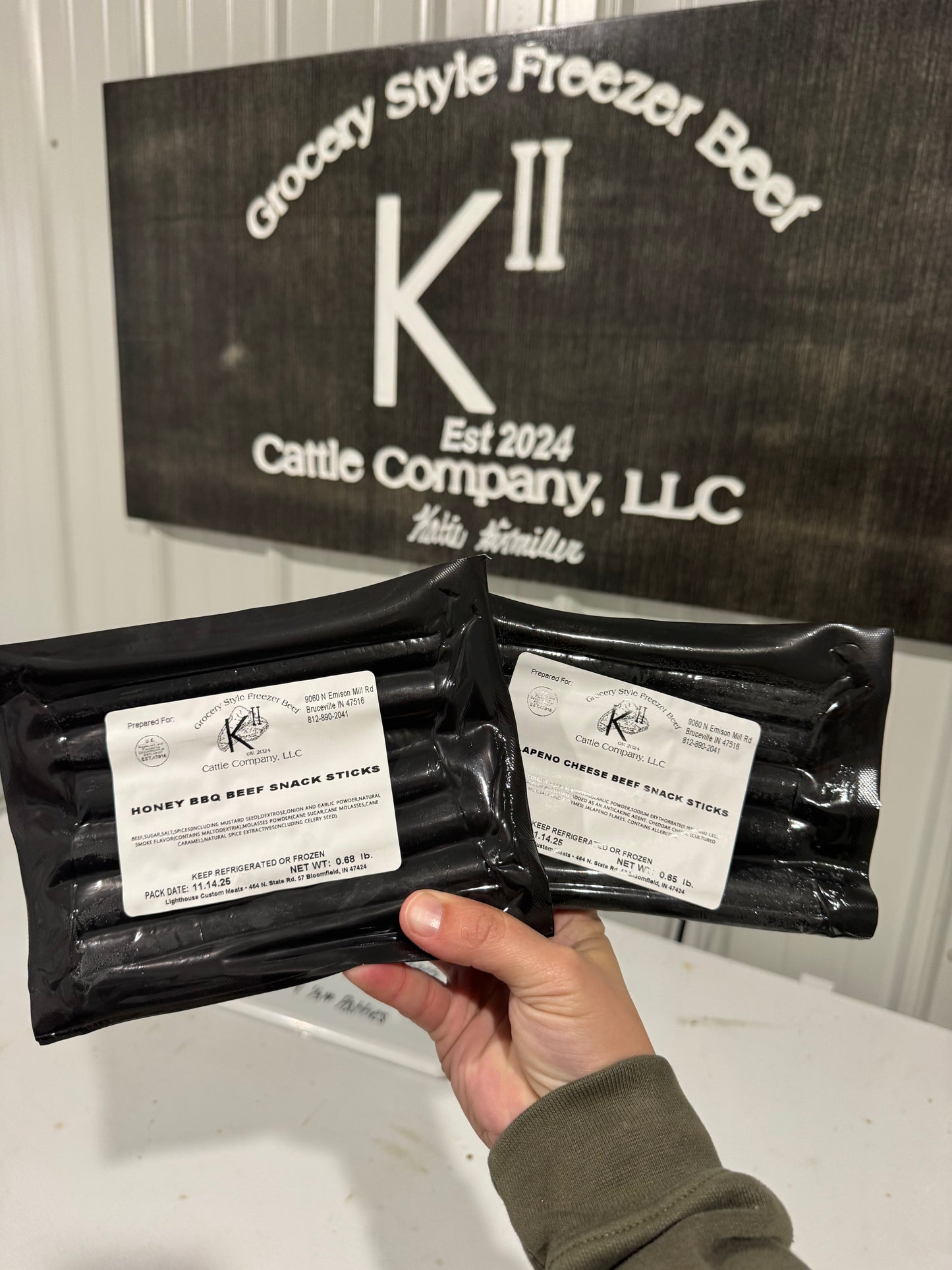 Honey BBQ Beef Sticks