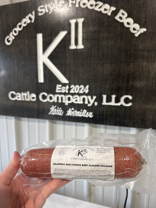 Jalapeno and Cheese Summer Sausage
